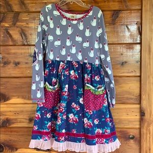 Wildflowers floral cat dress
